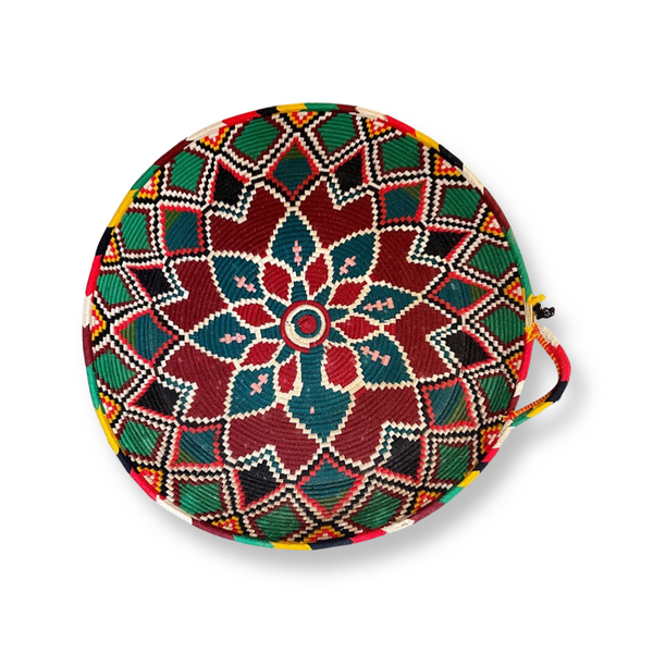 "Berry Dahlia"  Moroccan Berber Bread Platter