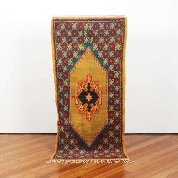 'Amans prayer'  .66 m x 1.48 m  Moroccan Rug- Takama Collection