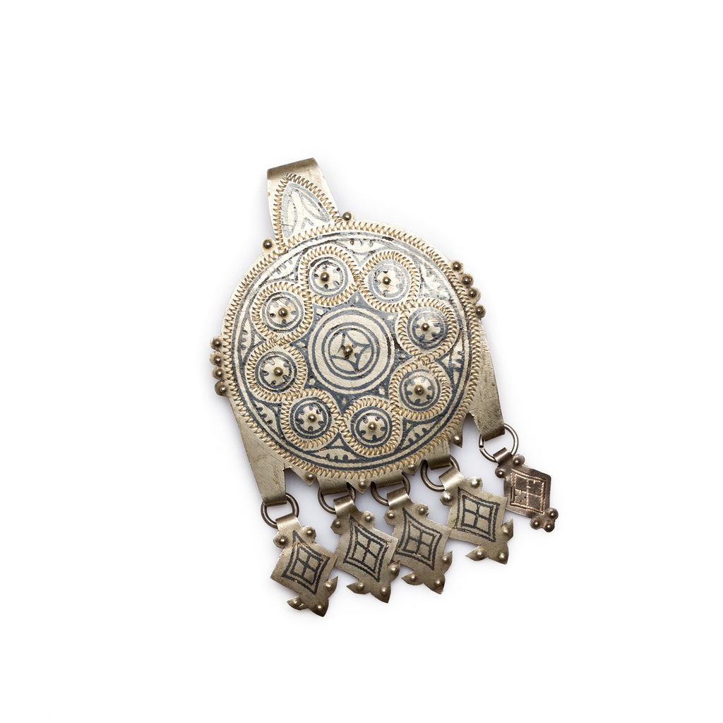 Large vintage Berber Pendant , Morocco