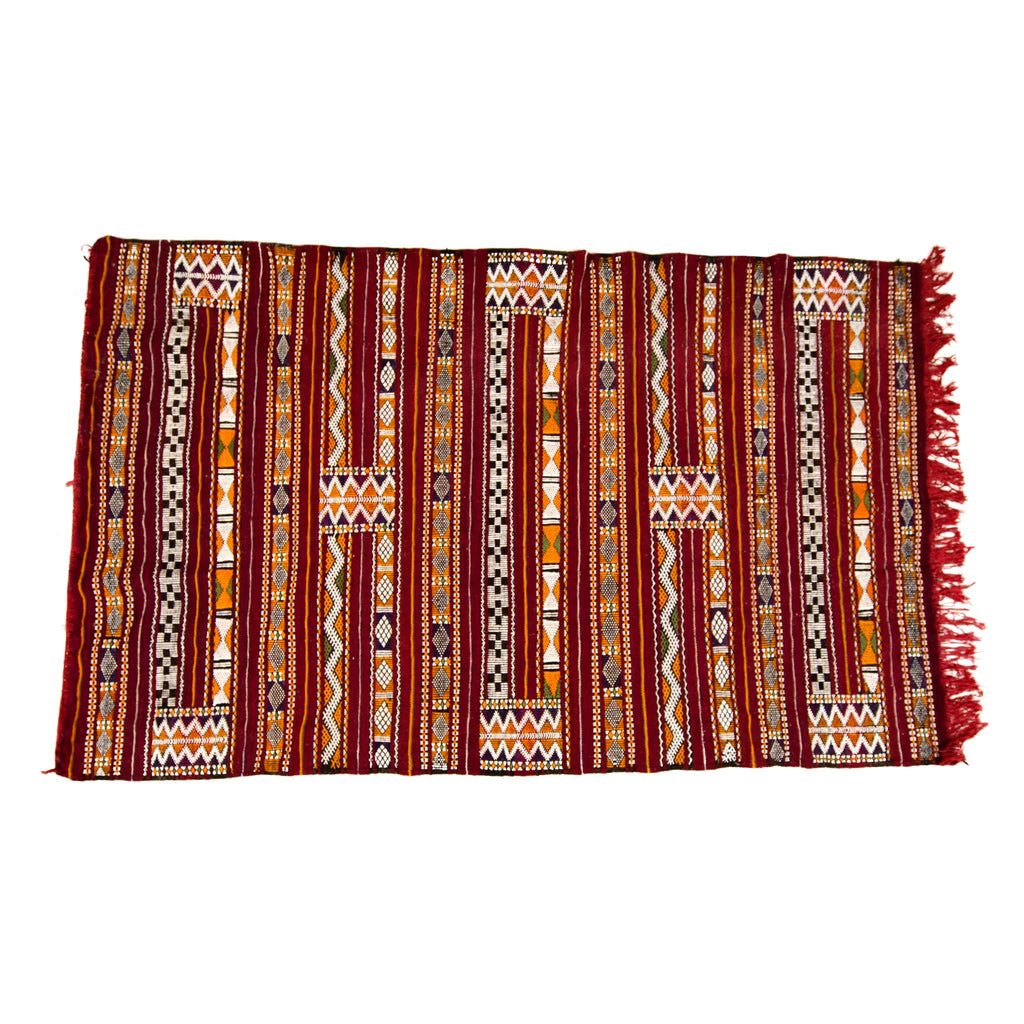 'Zada' Zemmour Kilim - Kahina Collection (2.18m x 1.32 metres)