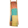 Patola Silk Sari Throw 'Sandy Tide'