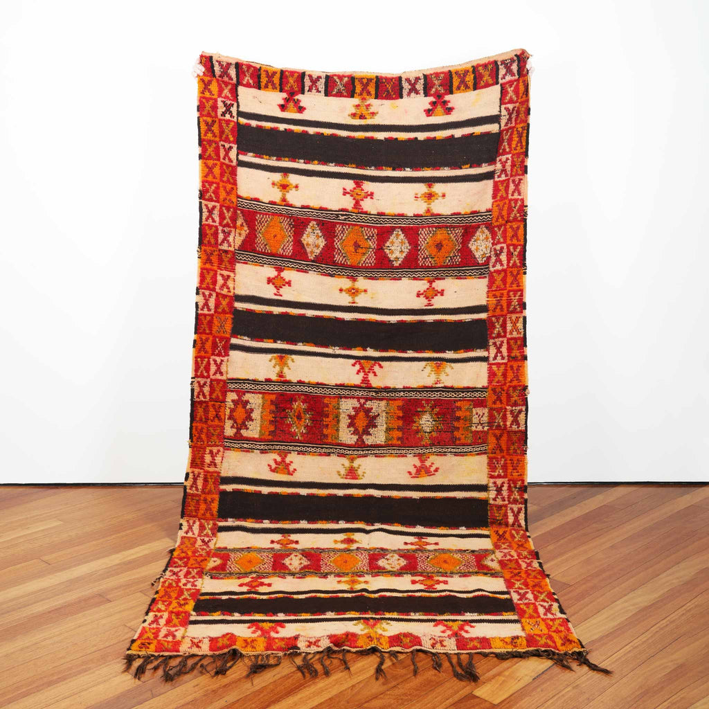 ' Lylas Dusk ' Vintage Boujad 2.66 m x 1.22 m -Kahina collection