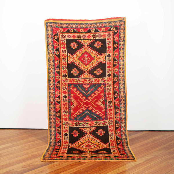 ' flight of Atair' Vintage carpet, 2.1 m x 1.06 m, Takama Collection